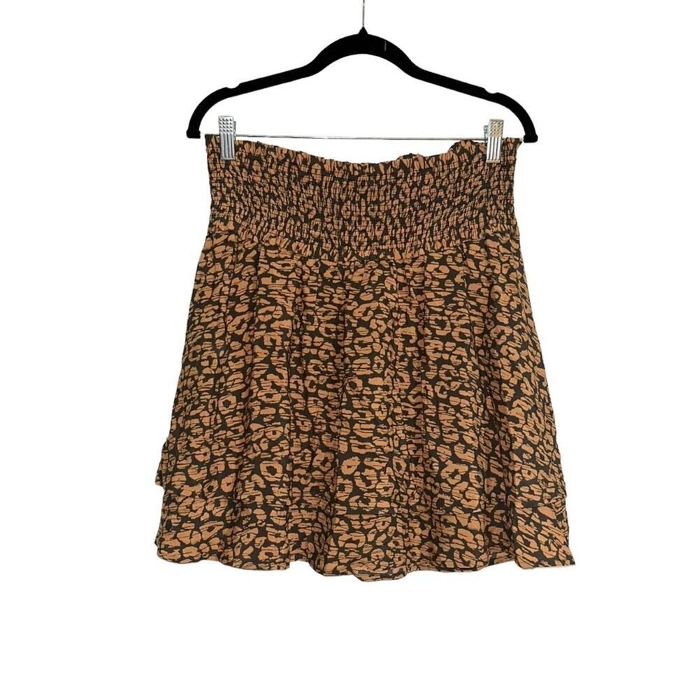 Rails Addison Batik Cheetah Print Tier Drop Waist… - image 2